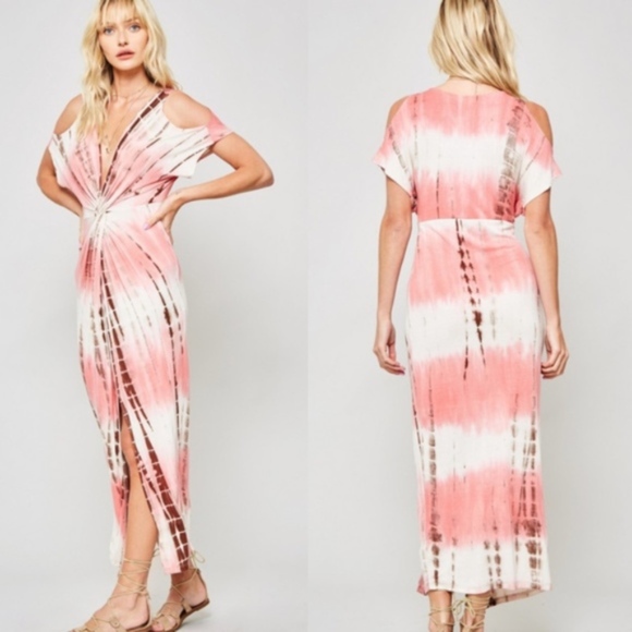 AMMIE Tie Dye Maxi Dress - Picture 2 of 2